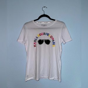 Karl Lagerfeld Paris White T-Shirt